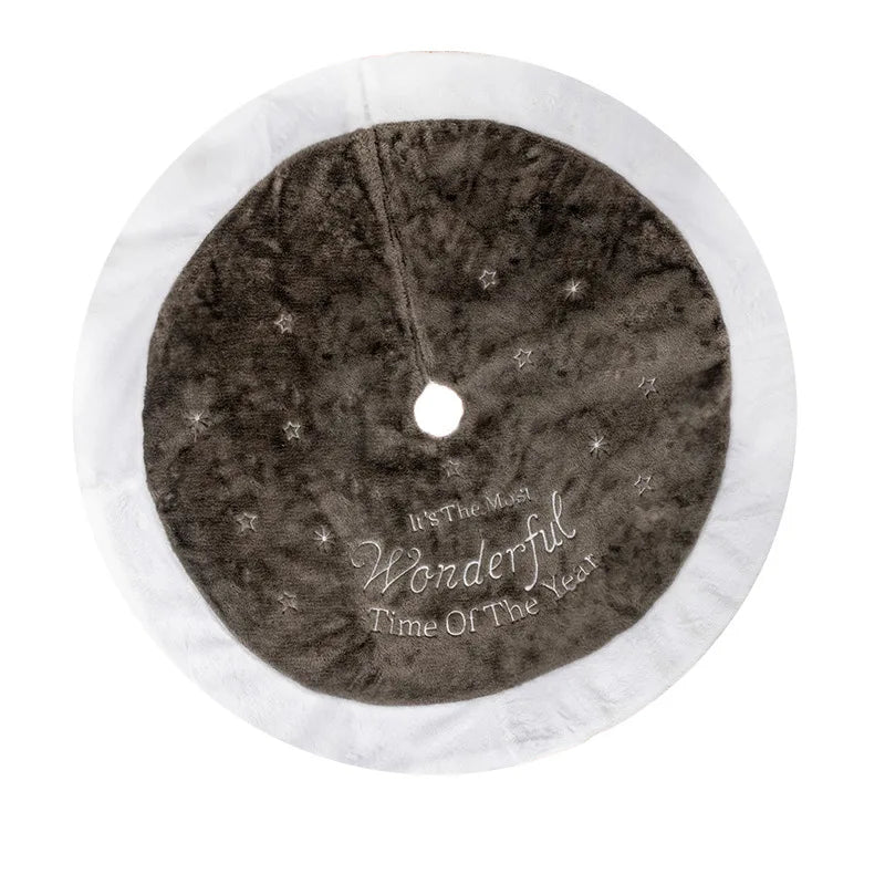 Christmas Tree Dress Christmas Ornaments Holiday Supplies Hot Sale Plush Tree Dress Pure Christmas Tree Dress Ornaments