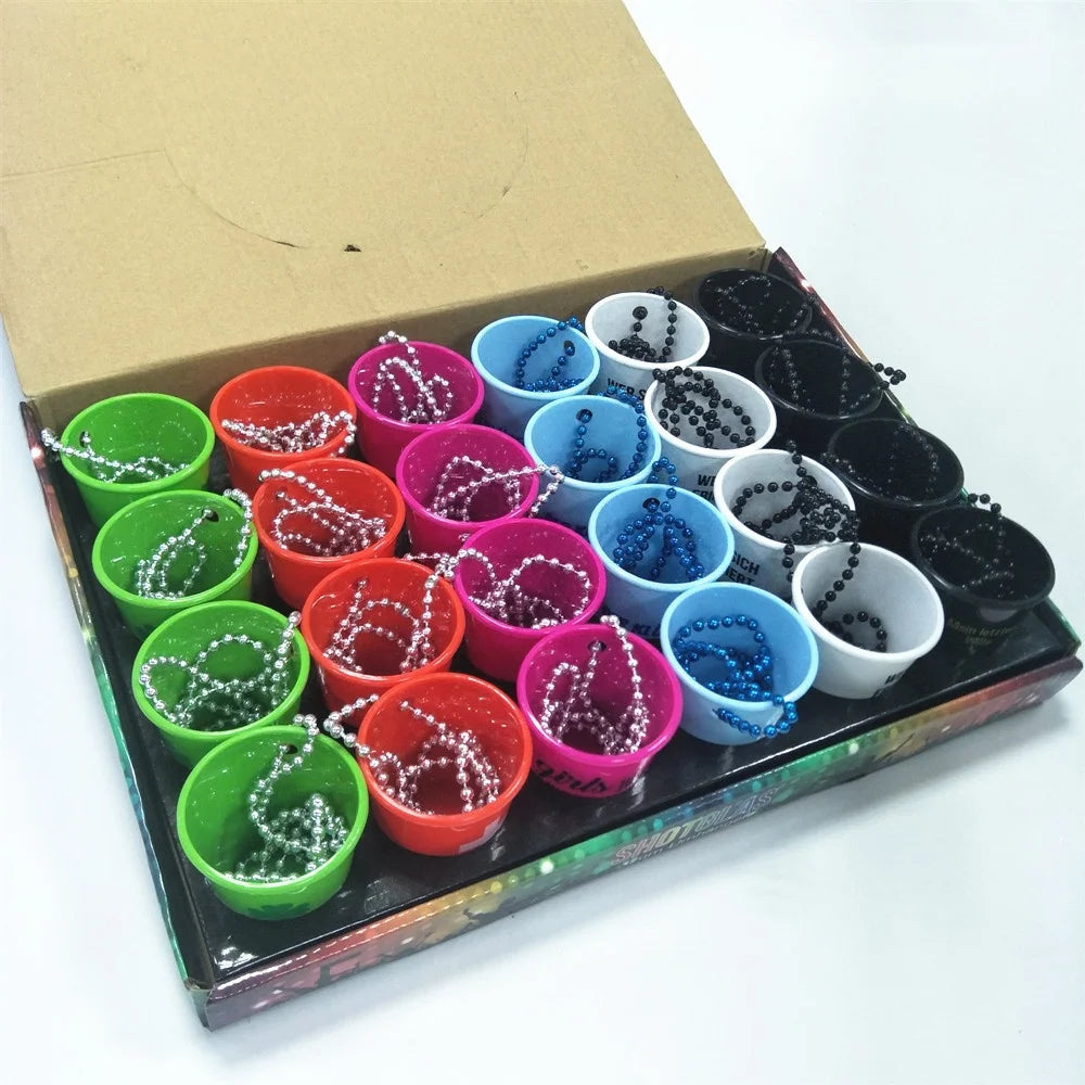 Bachelor Party 1 Individual Printing Shooting Glass Necklace Bachelor Party Beads Necklace Cup