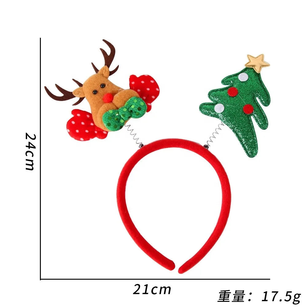 Halloween & Day of the Dead Wholesale Christmas Party Supplies Present Creative Christmas Promotions Santa Hat Headband
