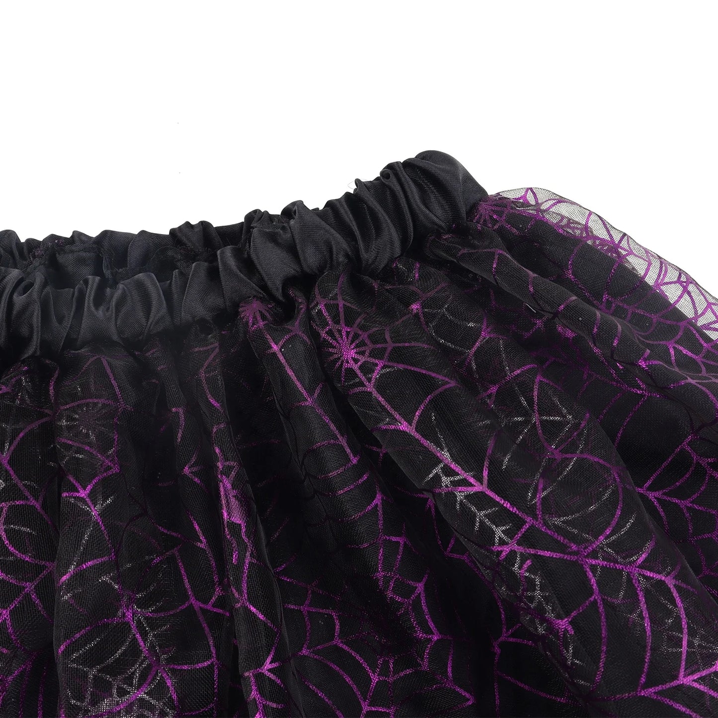 Halloween & Day of the Dead Wholesale Autumn Multicolor Children's Short Skirt Pleated Skirt Spider Web Skirt Halloween Costume Prop Skirt