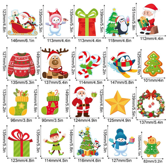 New to Colored Wall Tree Board Christmas Party Sticker Set Christmas Decorations