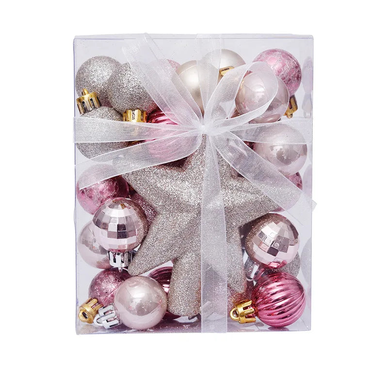 2023 Hot Christmas Ornaments 30mm 30 Pieces Christmas Mini Ball Ornaments Christmas Ball Ornaments