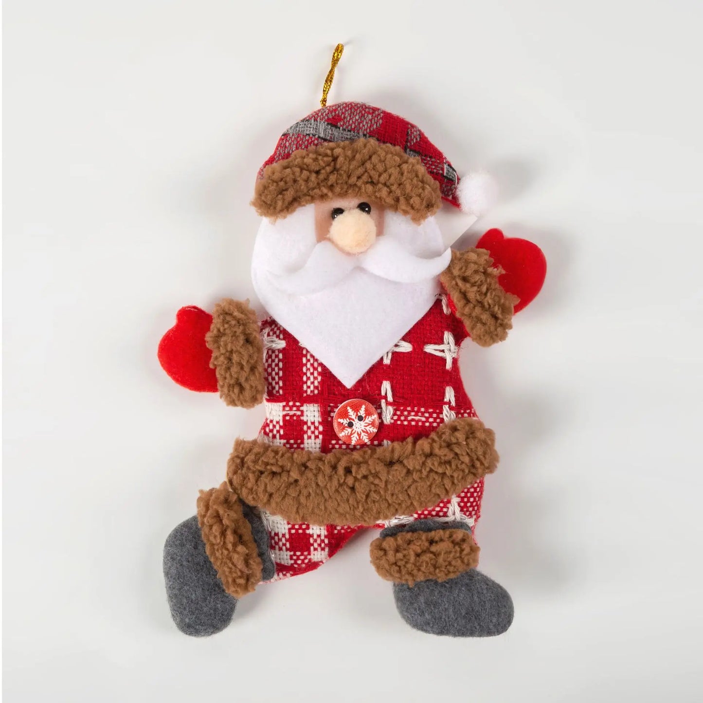 Christmas decoration eight dancing Christmas doll snowman deer bear rag doll Christmas pendant
