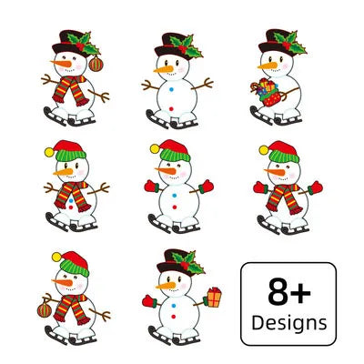 Fashion Style Christmas DIY Activity Stickers with Santa Claus Snowman Reindeer Elf