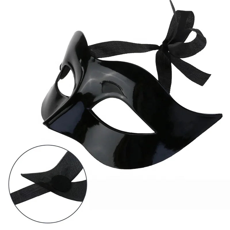 Halloween & Day of the Dead Gentleman's Masquerade Mask Halloween Cosplay Costume Wedding Decoration Props