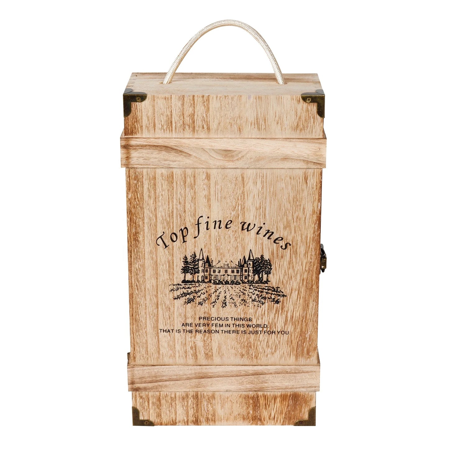 Retro wooden 2 red wine bottle boxes, carrier crates, storage unfinished wooden wine boxes, engraving personalized wooden wine boxes