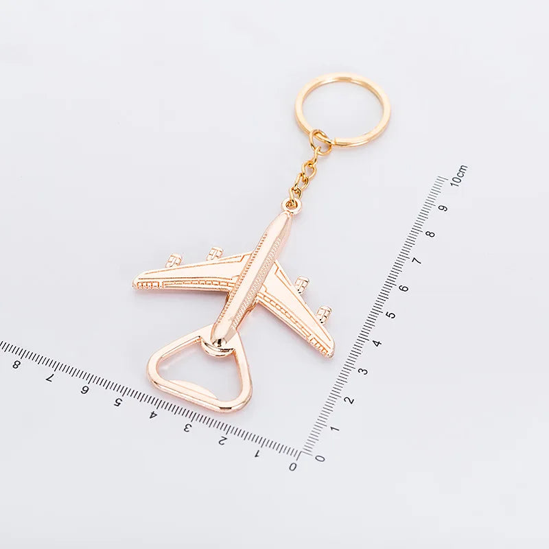 Birthday Party 2 Creative Wedding Supplies Airplane Keychain Beer Bottle Opener Vintage Bottle Opener Keychain Beer Bottle Opener