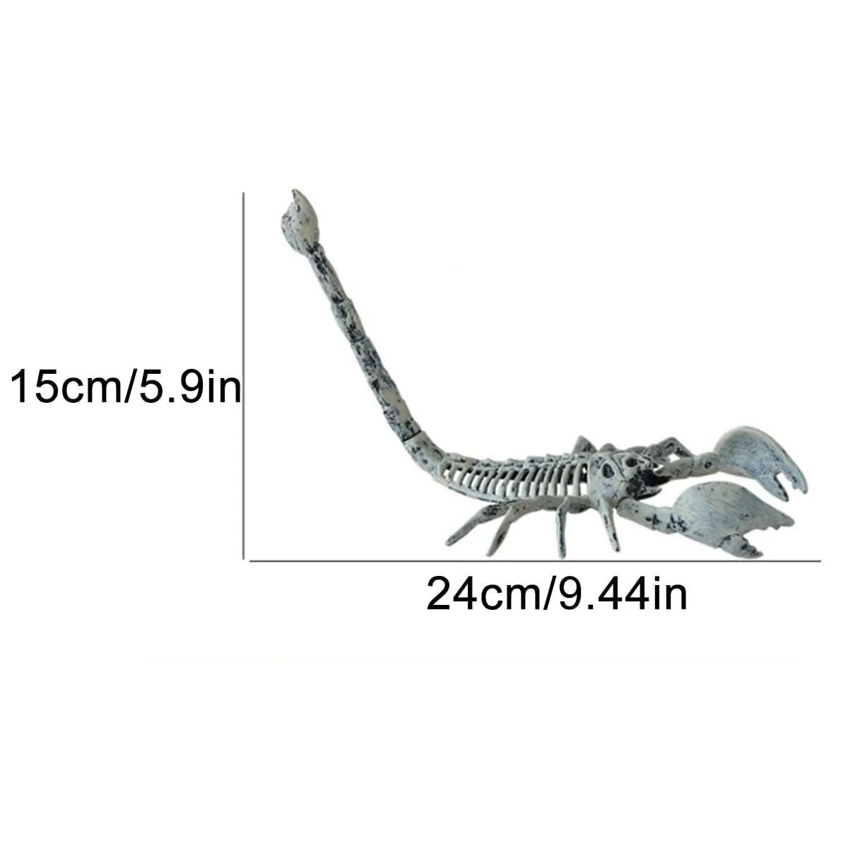 Decoração de festa de Halloween com animais realistas, Halloween e Dia dos Mortos, modelo de esqueleto de animal de plástico, rato artificial, aranha, escorpião 