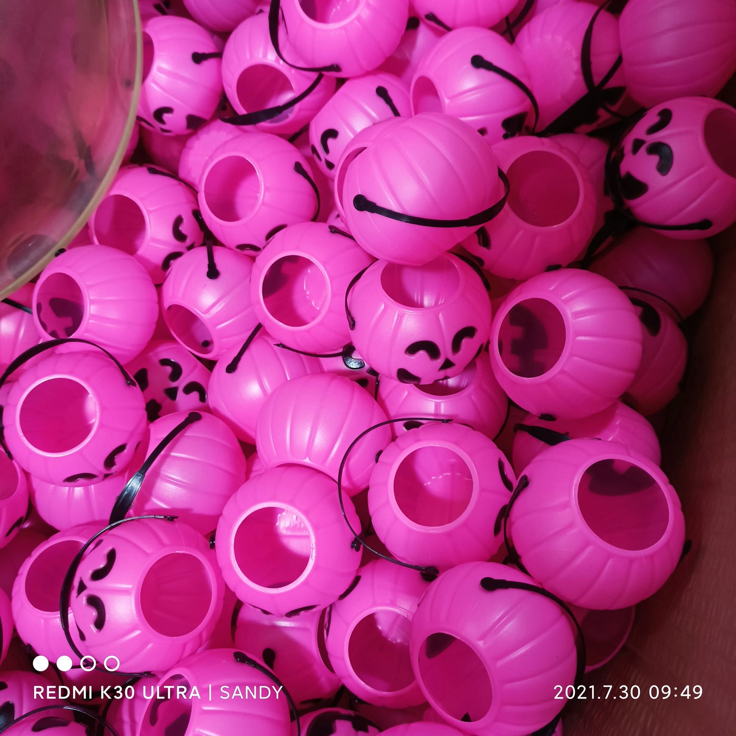 Halloween & Death Day Pumpkin Mini Bucket Halloween 12pcs Mini Plastic Candy Jar Container Kettle Party Love Fancy Trick or Treat Toys