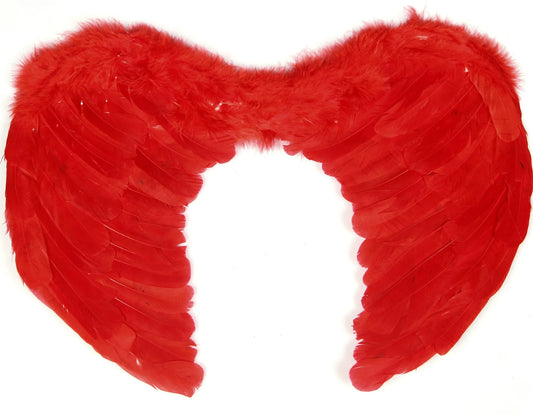 Halloween & Day of the Dead Devil Costume Women's Halloween Costume Makeup Costume Red Devil Costume Feather Wings