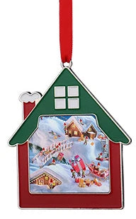 Enfeites de Natal Exquisite Pendente de Porta de Árvore Pendurada Presentes de Natal Decorações de Casa em Liga de Zinco 