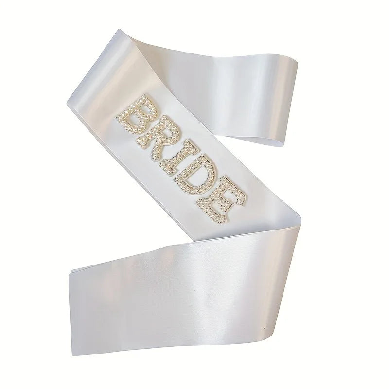Bachelor Party 1 Pearl Rhinestone Bridal Belt Bridal Shower Gift Hen Party Wedding Party Ornaments Supplies