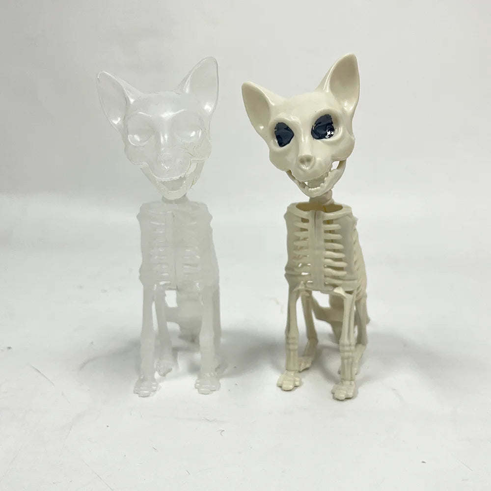 Halloween & Day of the Dead Halloween Skeletons Animals Ornaments Halloween Party Horror Activities Joints Tabletop Props Supplies
