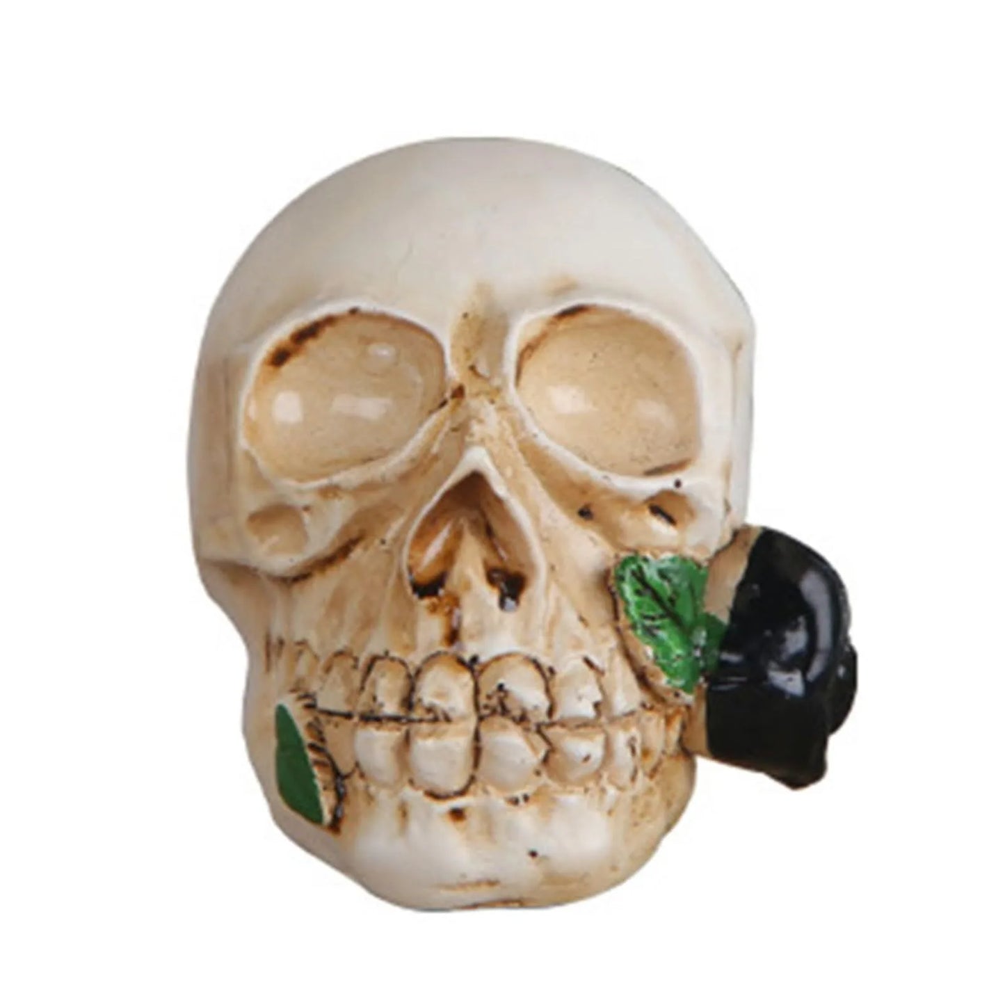 Halloween &amp; Day of the Dead High Quality Rose Skeleton Light Day of the Dead Atmosphere Light Emitting Diode Table Decoration Realistic Human Halloween Resin Counterfeit Coors Light 