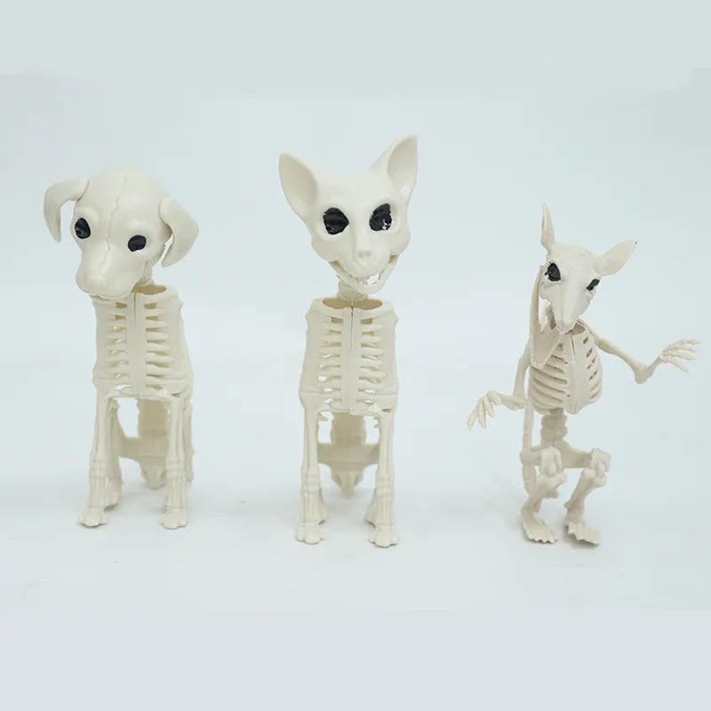 Halloween & Day of the Dead Halloween Skeletons Animals Ornaments Halloween Party Horror Activities Joints Tabletop Props Supplies