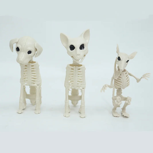 Halloween & Day of the Dead Halloween Skeletons Animals Ornaments Halloween Party Horror Activities Joints Tabletop Props Supplies
