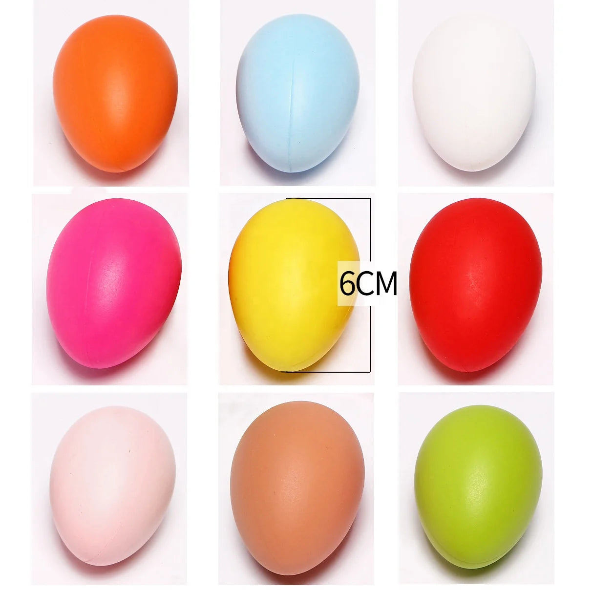 Easter and Thanksgiving 3 Factory Supply Quality Empty Plastic Easter Party Decoration Easter Egg Surprise Toy Decoration Easter Egg