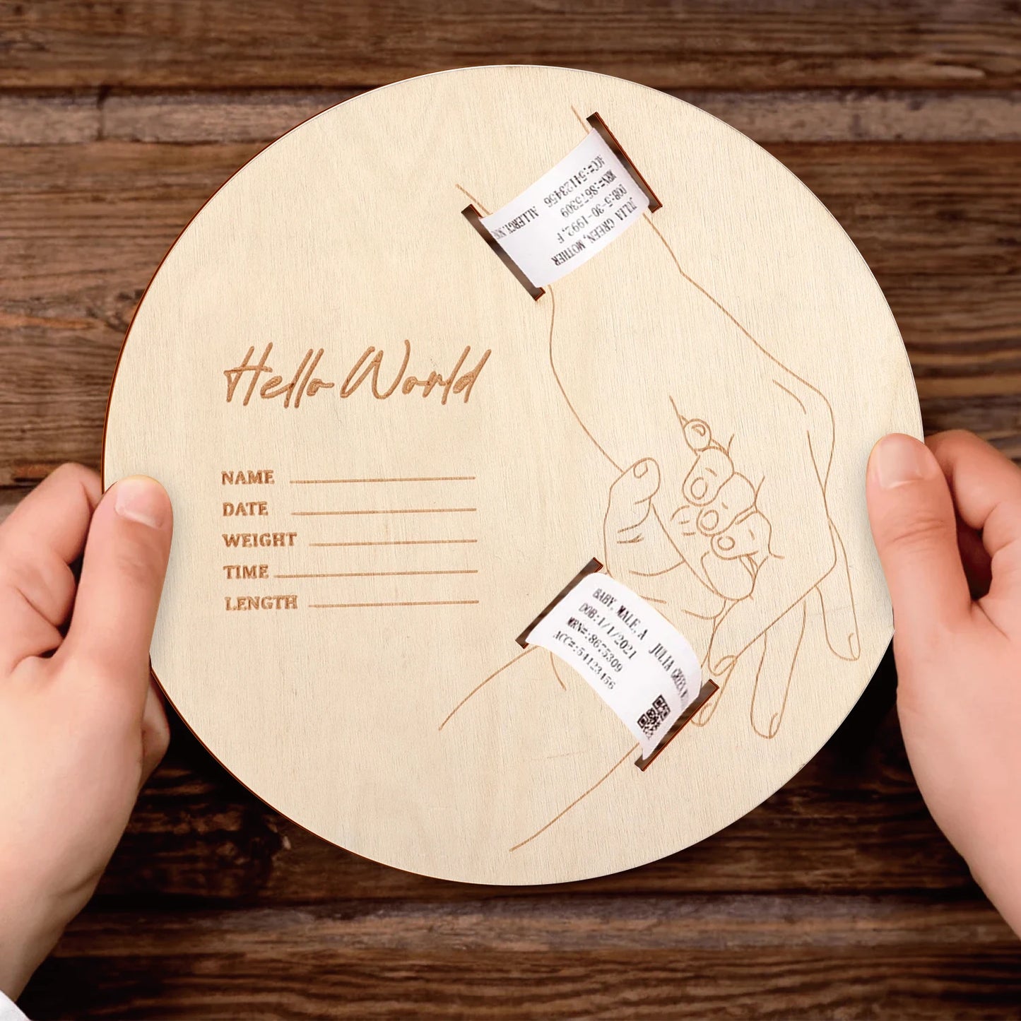 Halloween & Day of the Dead Custom Baby Gifts Newborn Birth Hospital Bracelets Wristband Holders Mother's Day Birthday Maternity Bracelets Souvenirs