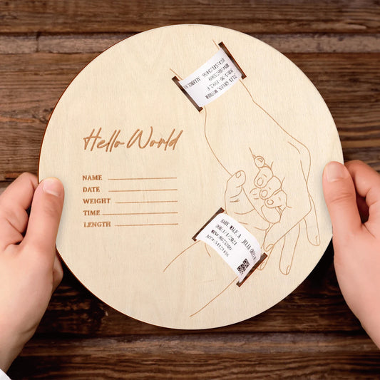 Halloween & Day of the Dead Custom Baby Gifts Newborn Birth Hospital Bracelets Wristband Holders Mother's Day Birthday Maternity Bracelets Souvenirs