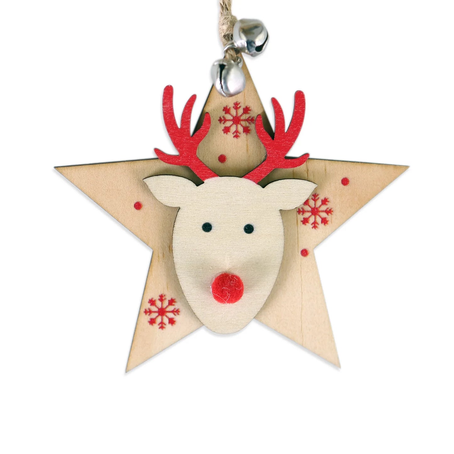 Christmas decorations wooden pendant 5pcs can be customized Christmas gifts wooden decorations