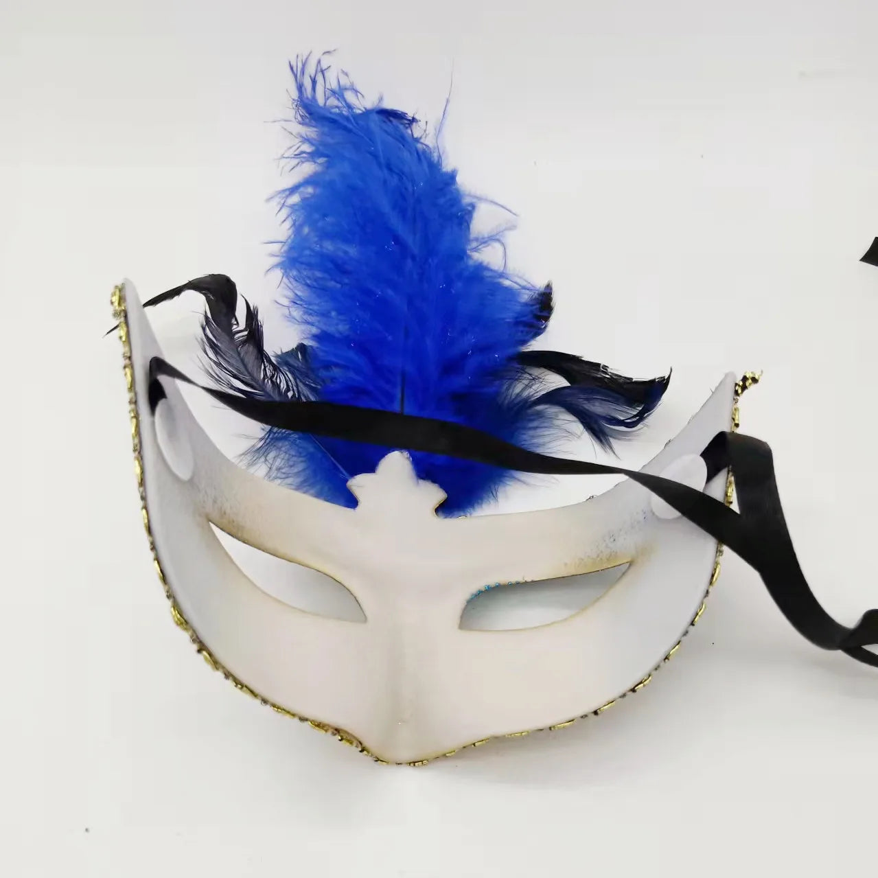 Carnaval Carnival Gold Green Purple Dust Blue Red Black Carnival Feather Mask Party Ornaments