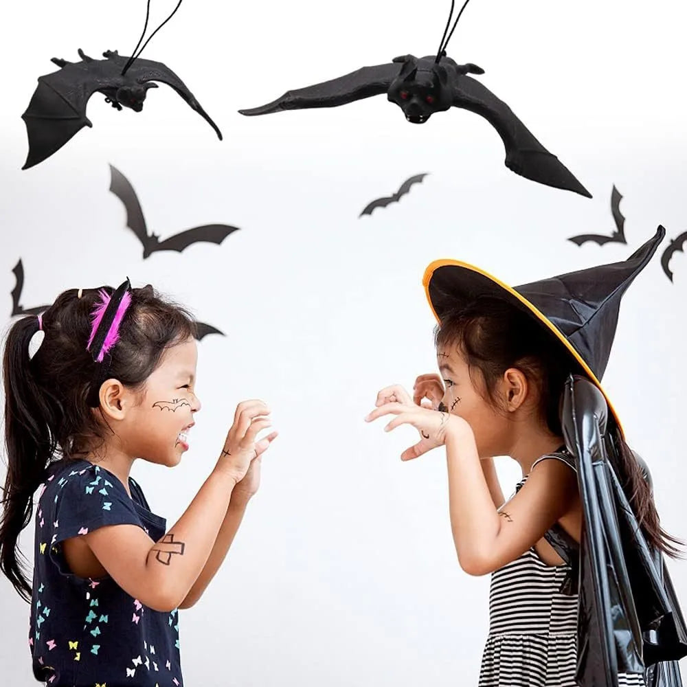 Halloween & Day of the Dead Artificial Vampire Bat Halloween Party Love Home Decor Haunted Atmosphere Props Hanging Ghost Horror TPR Halloween Bat