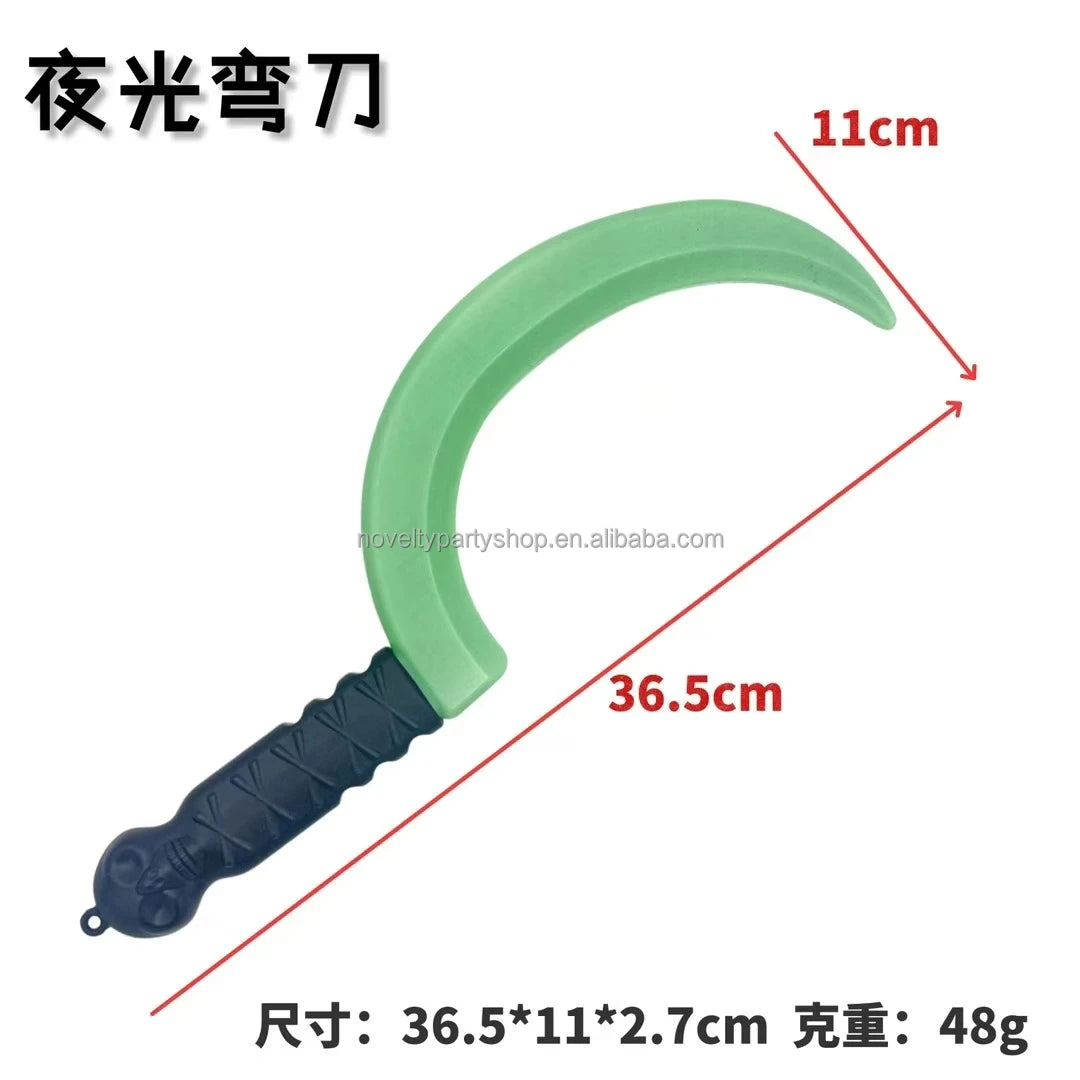 Halloween & Day of the Dead Butcher Knife Glows in the Dark Toy Blade