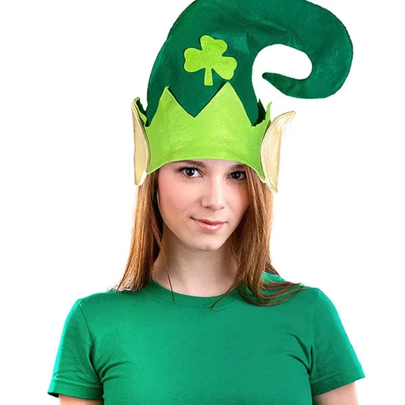 Custom Design High Quality Felt Elf Hat Christmas Costume Magic Costume Accessories