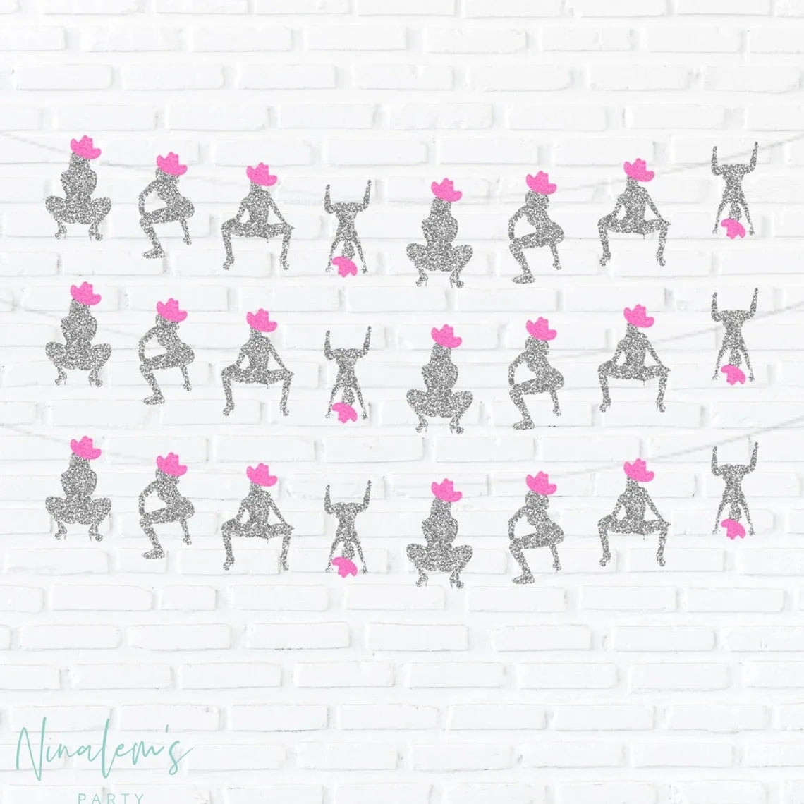 Bachelorette Party 1 Cowgirl Bachelorette Party Flags Save the Riding Cowboy Bachelorette Party Flags