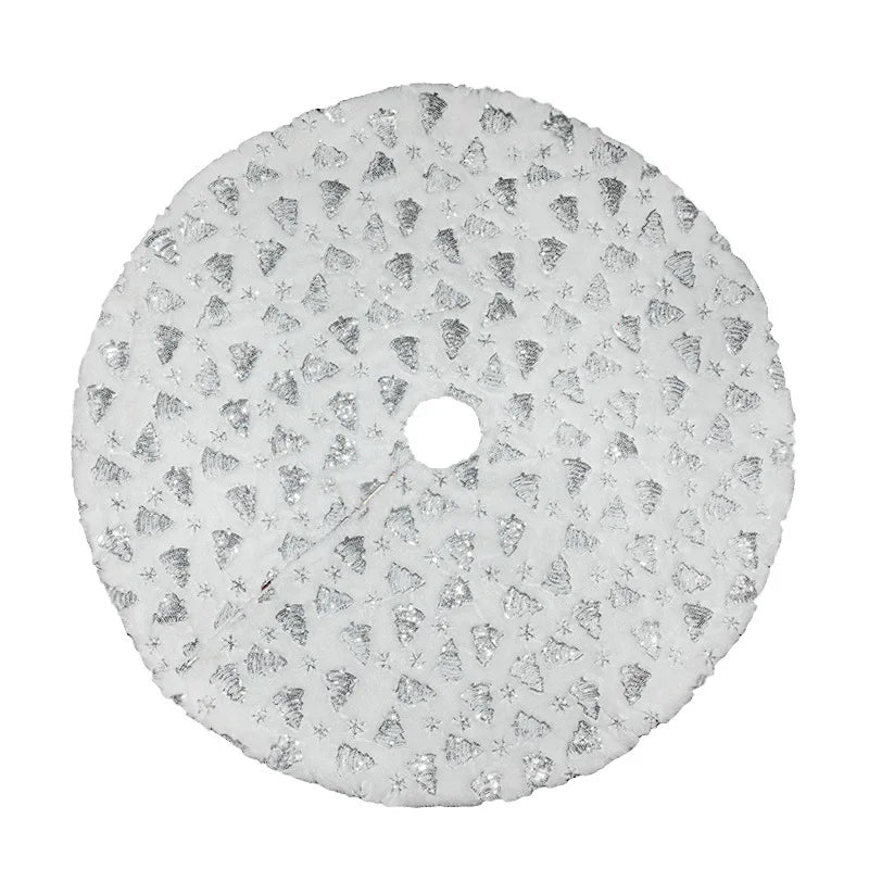 Christmas Tree Dress Christmas Ornaments Holiday Supplies Hot Sale Plush Tree Dress Pure Christmas Tree Dress Ornaments