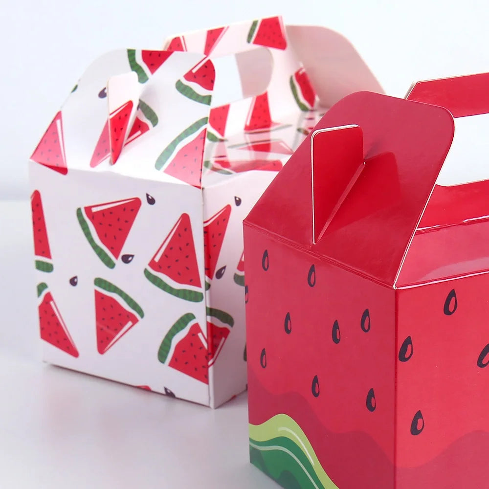 Watermelon Party Supplies Summer Party Candy Box Gift Bag Candy Gift Box