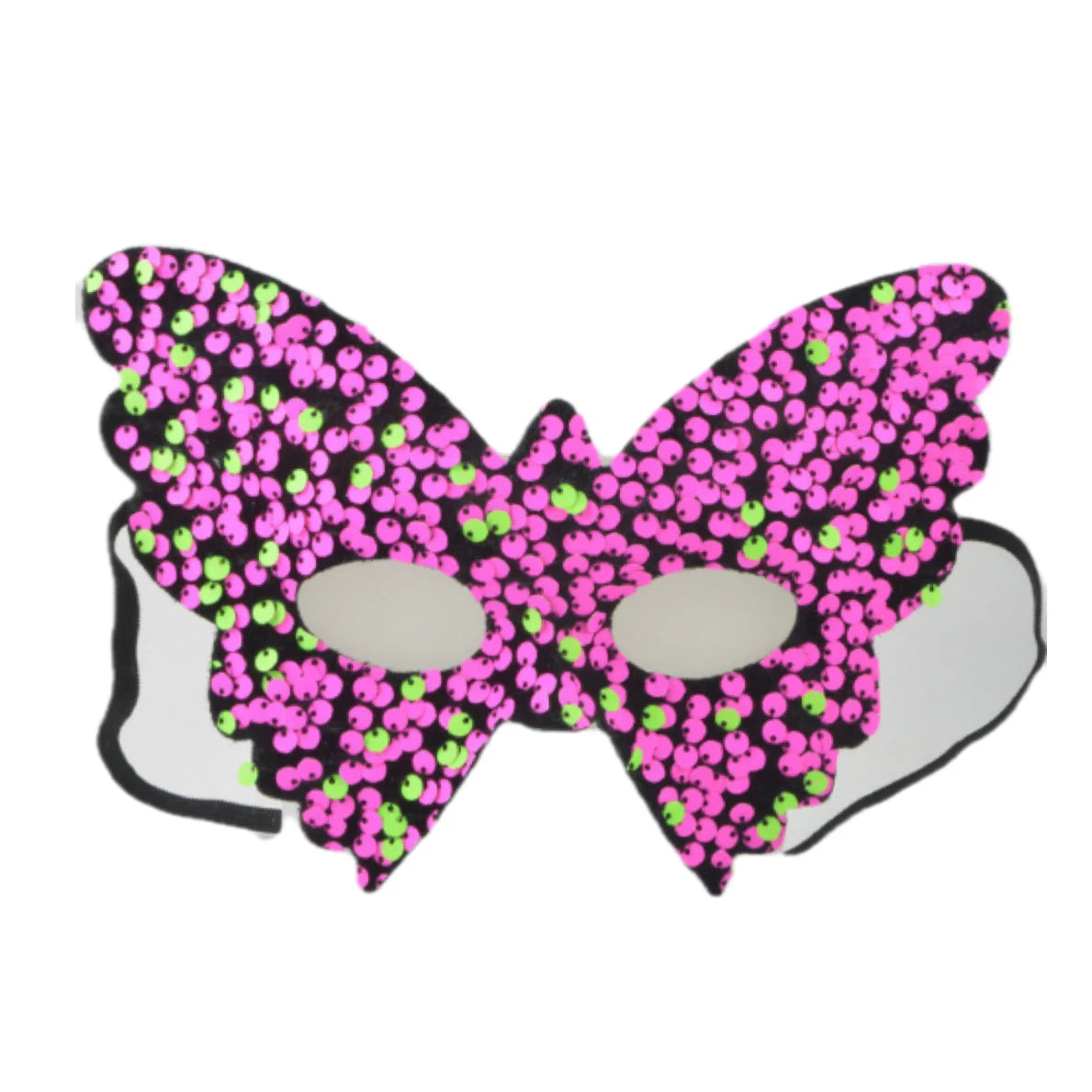 Wholesale Holiday Party Masquerade Ball Mask Butterfly Sequins Shiny Eye Mask Cosplay Fairy Cloth Props