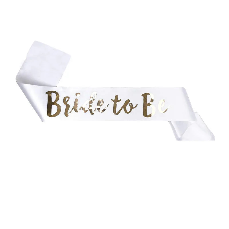 Bachelor Party 1 Novelty Bachelor Rose Gold Glitter Sash Team Bridal Shower Hen Night Bride Will Be