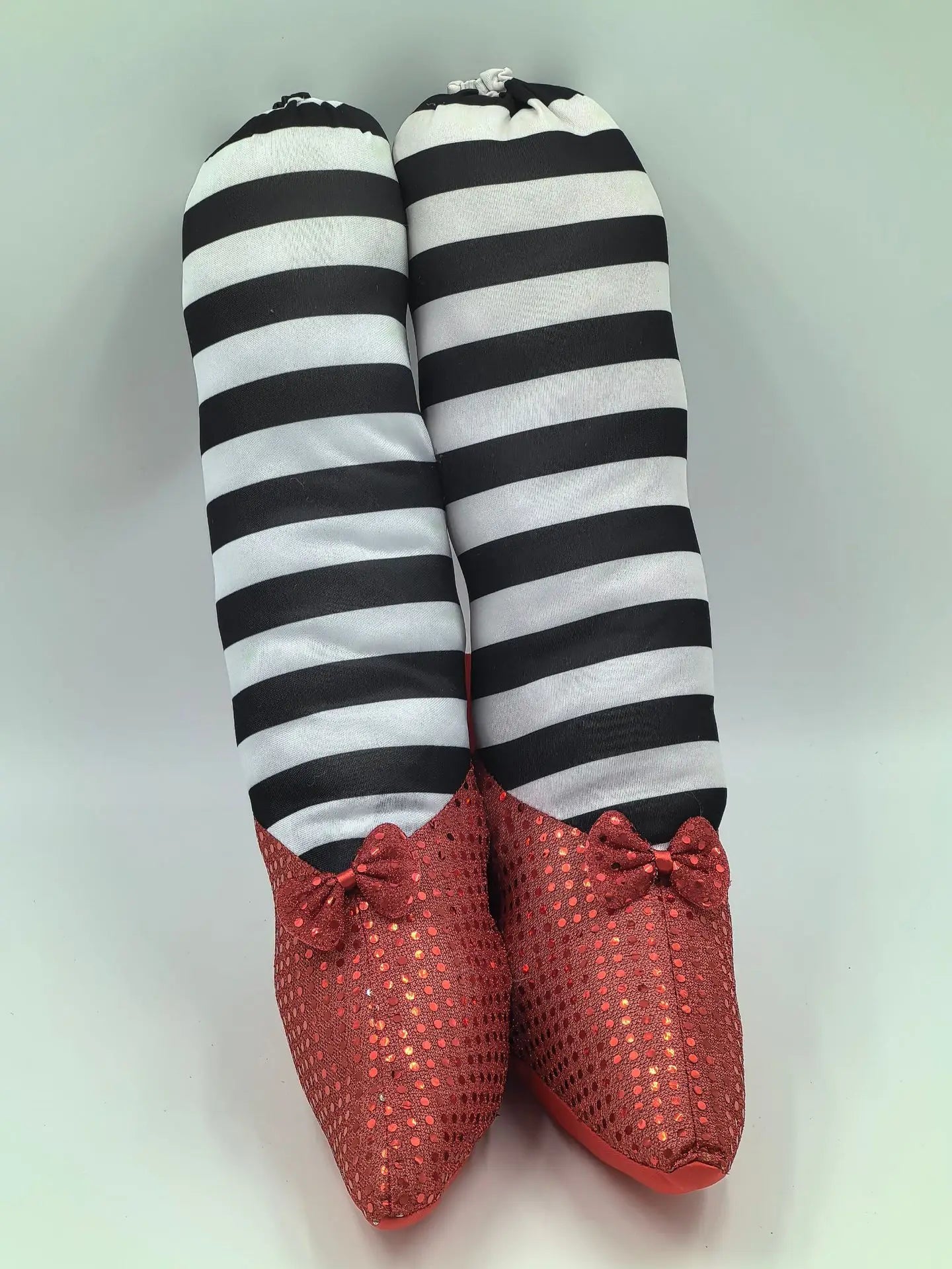 Halloween & Day of the Dead on Halloween Wicked Witch Legs Crush Witch Striped Feet Heels Halloween Decorative Witch Legs Halloween