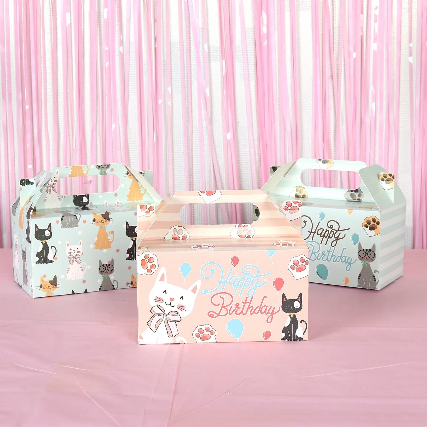 Birthday Party 2 Cat Theme Party Decoration Set Napkin Birthday Party Decoration Cat Birthday Party Supplies