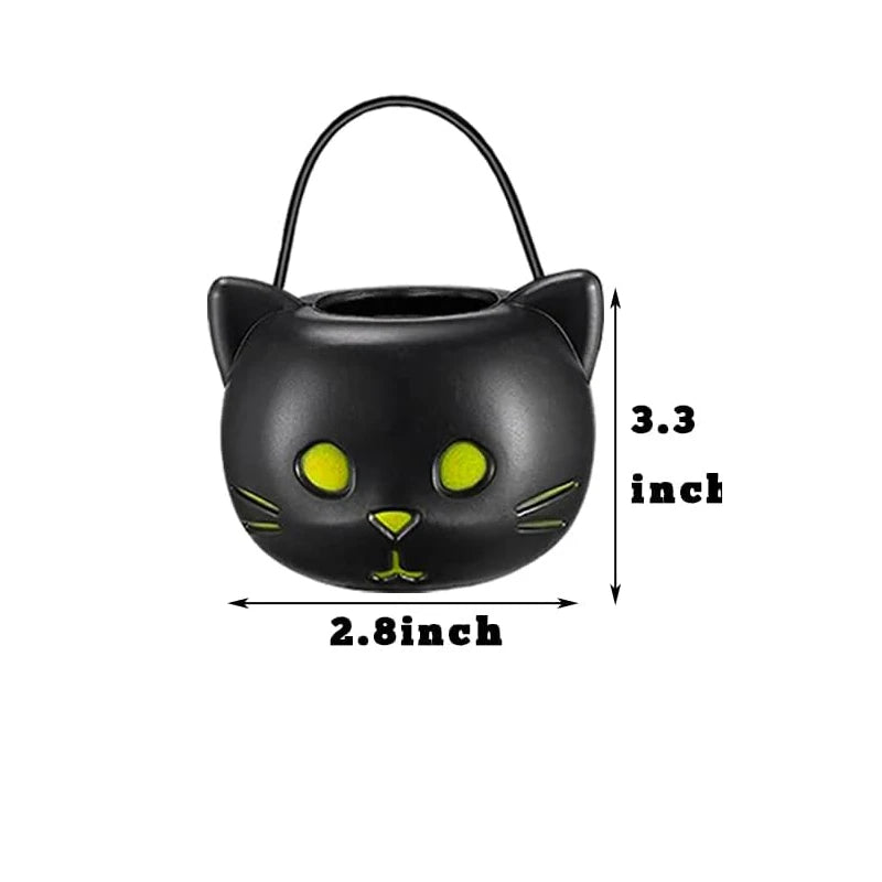 Halloween & Day of the Dead Various Halloween Candy Cauldron Kettle Witch Cauldron Halloween Mini Plastic Candy Pumpkin Barrel