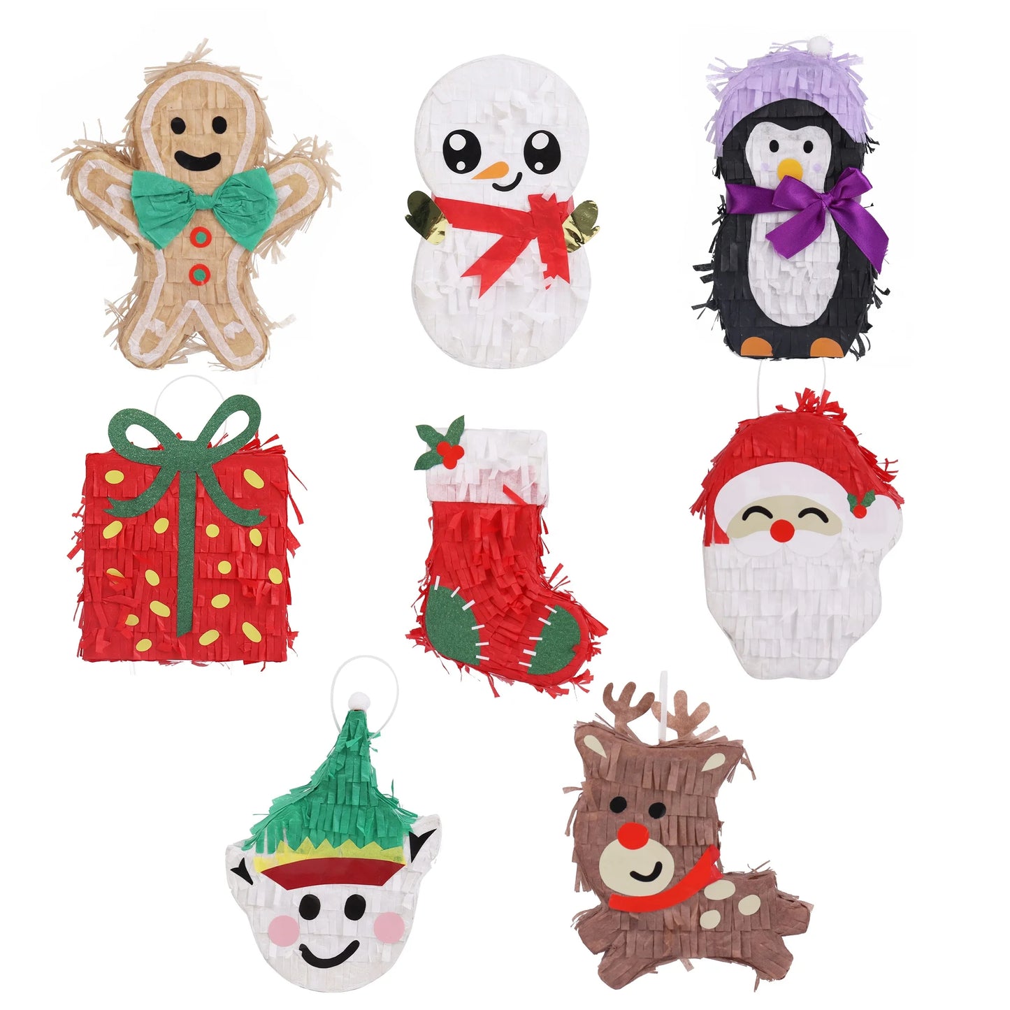 Birthday Party Multi-Style Mini Pinata Party Favorites Halloween Pumpkin Tear Ghost Christmas Stockings Snowman Mini Pinata Party Favorites