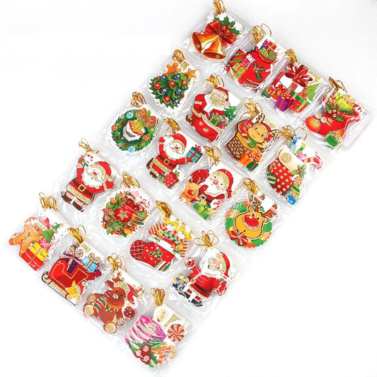 Creative Cute Print Message Card Christmas Wish Pendant Holiday Celebration Gift Card