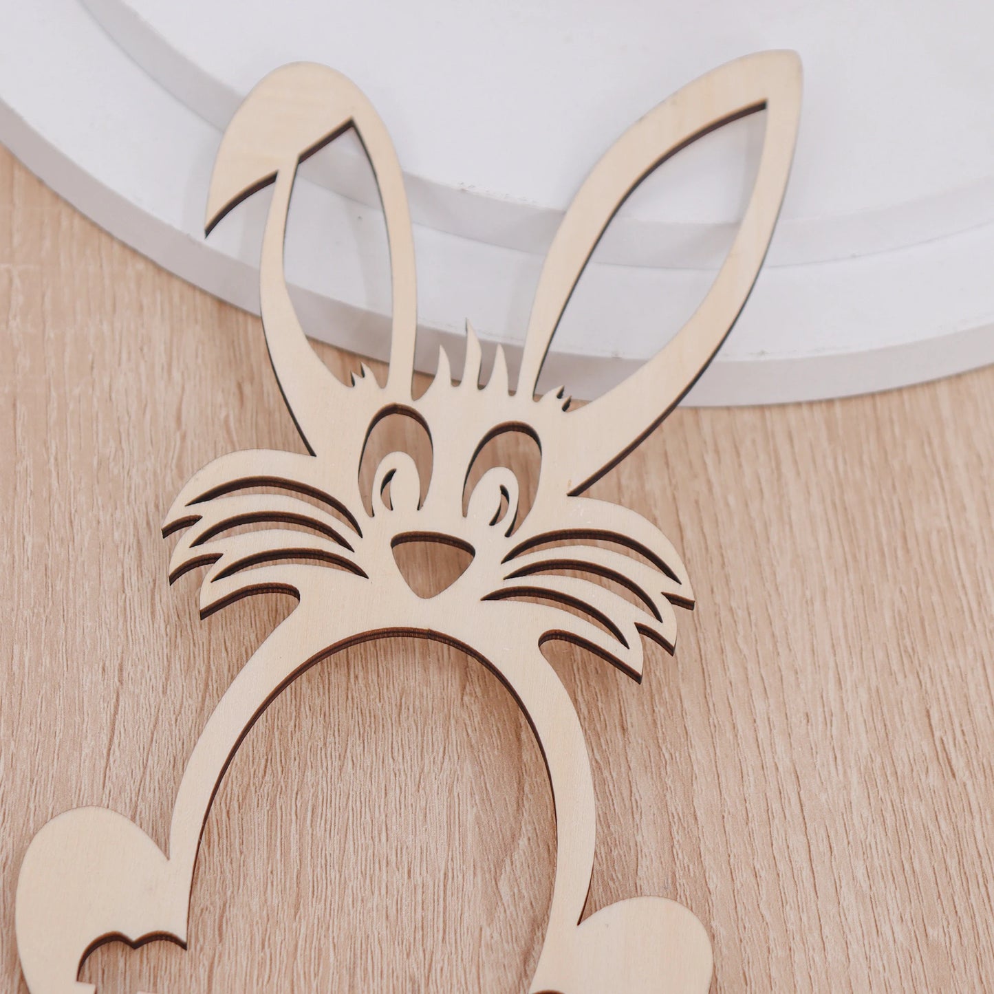 Páscoa e Ação de Graças 3 Suporte para Ovos de Coelho Suporte para Ovos de Coelho Decorado para Páscoa Presente Personalizado Cesta de Madeira de Primavera 