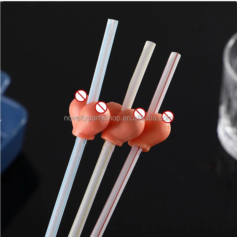 Bachelorette Party 1 Hen Night Party Masquerade Funny Boobs Straw Dicky Willie Drinks Straw