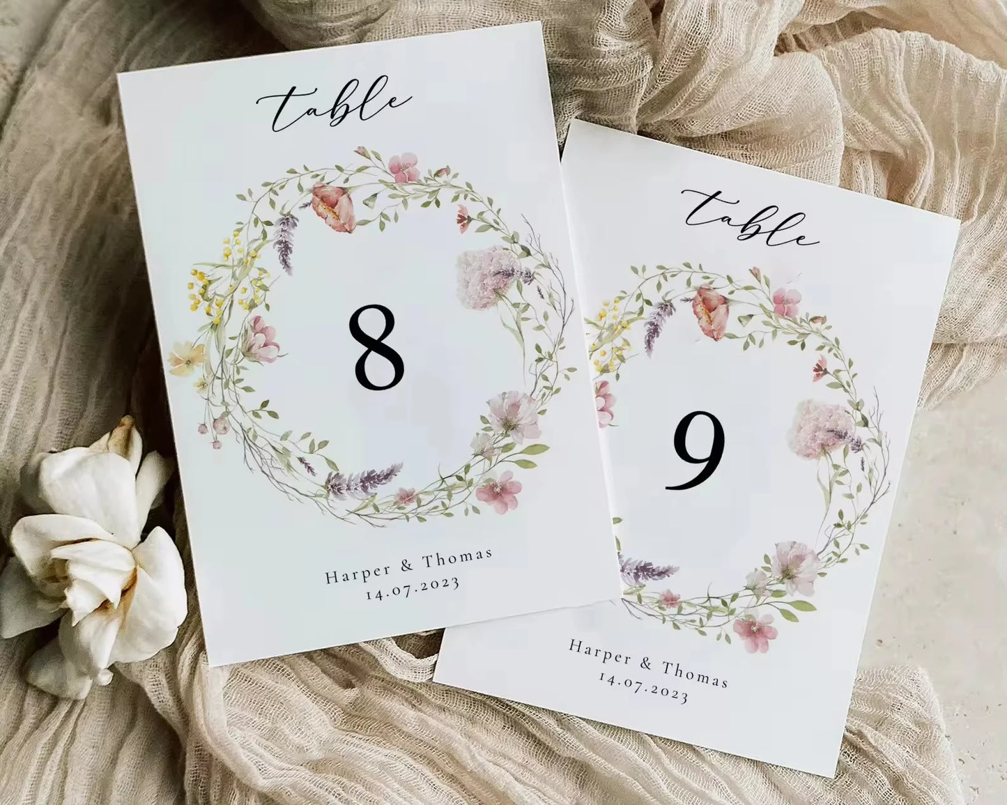 1 Wedding Party, Custom Table Number Wedding Paper Table Number Paper DIY Table Card Signature Wedding Birthday Party Supplies
