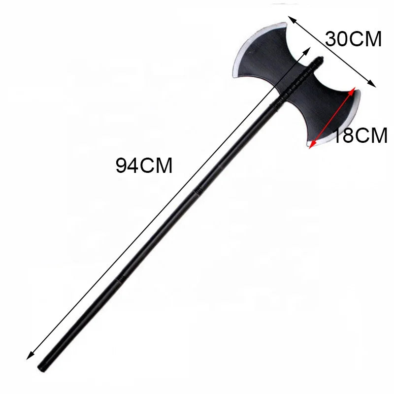 Halloween &amp; Day of the Dead Funny Halloween Props Plastic Sickles and Forks and Plastic Axes Plastic Devil Weapons 