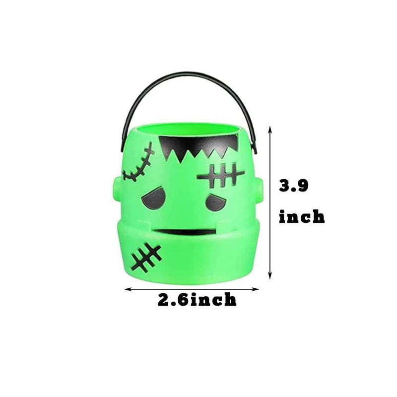 Halloween & Day of the Dead Various Halloween Candy Cauldron Kettle Witch Cauldron Halloween Mini Plastic Candy Pumpkin Barrel