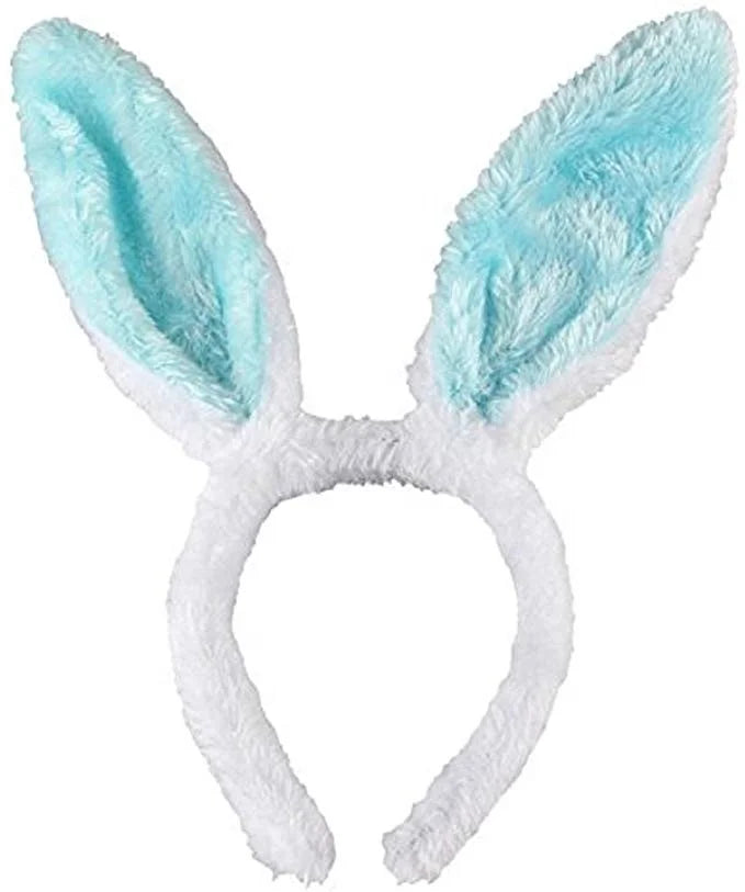 Easter and Thanksgiving 3 Rabbit Clothing Accessories Light Up Rabbit Ears Headband Bendable Easter Plush Soft LED Rabbit Ears