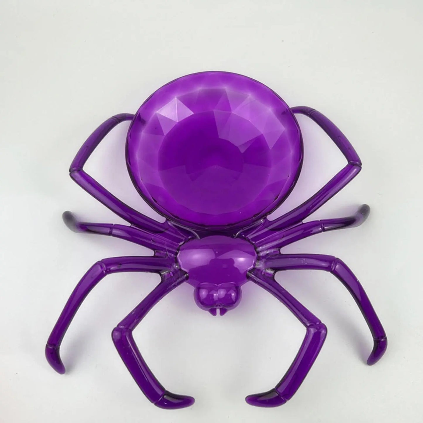 Bandeja de frutas de Halloween e Dia dos Mortos de 24*23 cm, aranha assustadora, bandeja de doces de plástico para decoração de mesa de festa de Halloween, recipientes de armazenamento de Halloween 