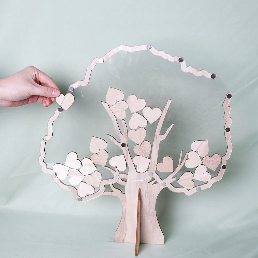 Wooden Crafts, Wedding Trees Guest Booking Tree Drop Boxes Personalized Rustic Tree Drop Boxes Wedding Guest Booking