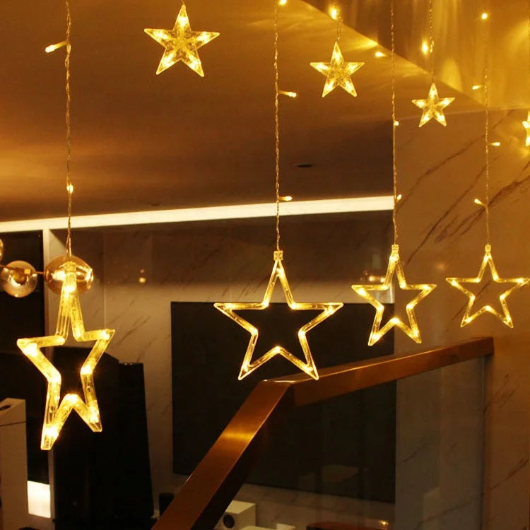 Christmas Day Decoration Light Emitting Diode Lantern Decoration Wedding Party Curtain Lights Christmas Party Lights Supplies