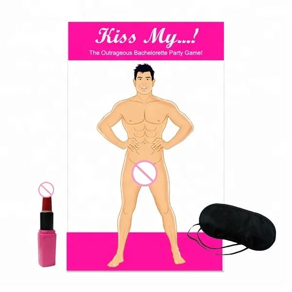 Bachelorette Party 1 Kiss Me.. Br ide to be Adult Drink Games Bachelorette Party Supplies