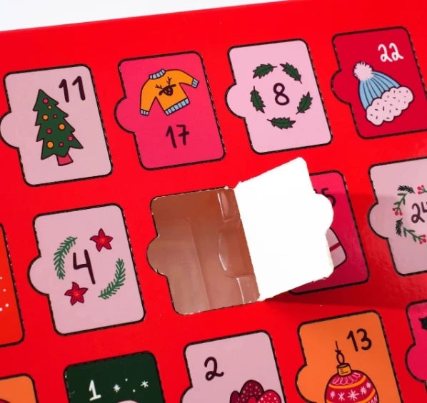 2025 DIY advent calendar christmas countdown gift box christmas holiday gift christmas 24 empty advent calendar box 