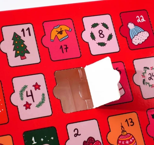 2025 DIY advent calendar christmas countdown gift box christmas holiday gift christmas 24 empty advent calendar box 